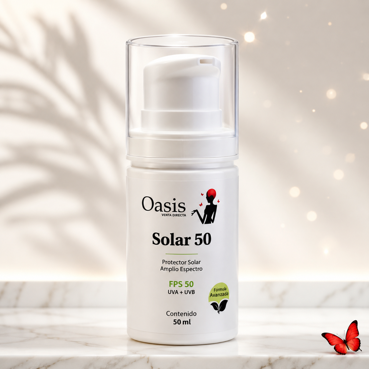 Protector Solar Oasis SPF 50 – Alta Protección para Cara y Cuerpo (50 ml)