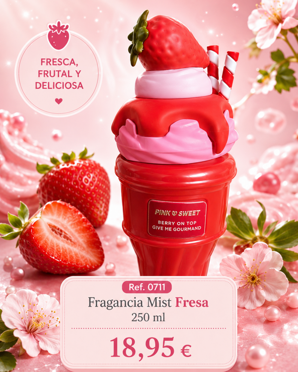 Fragancia Mist Fresa Pink Sweet – Dulce y deliciosa