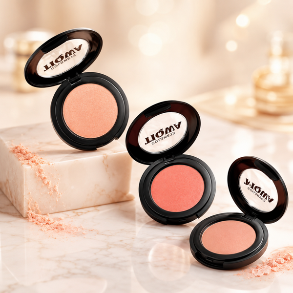 Colorete Compacto TIQWA – Tonos Naturales y Luminosos