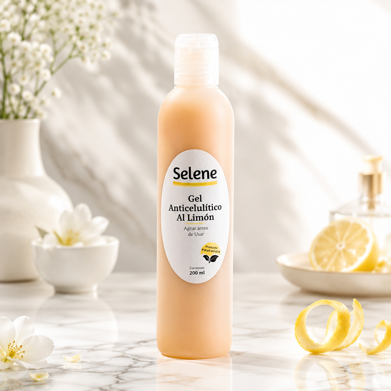 Gel anticelulítico al limón