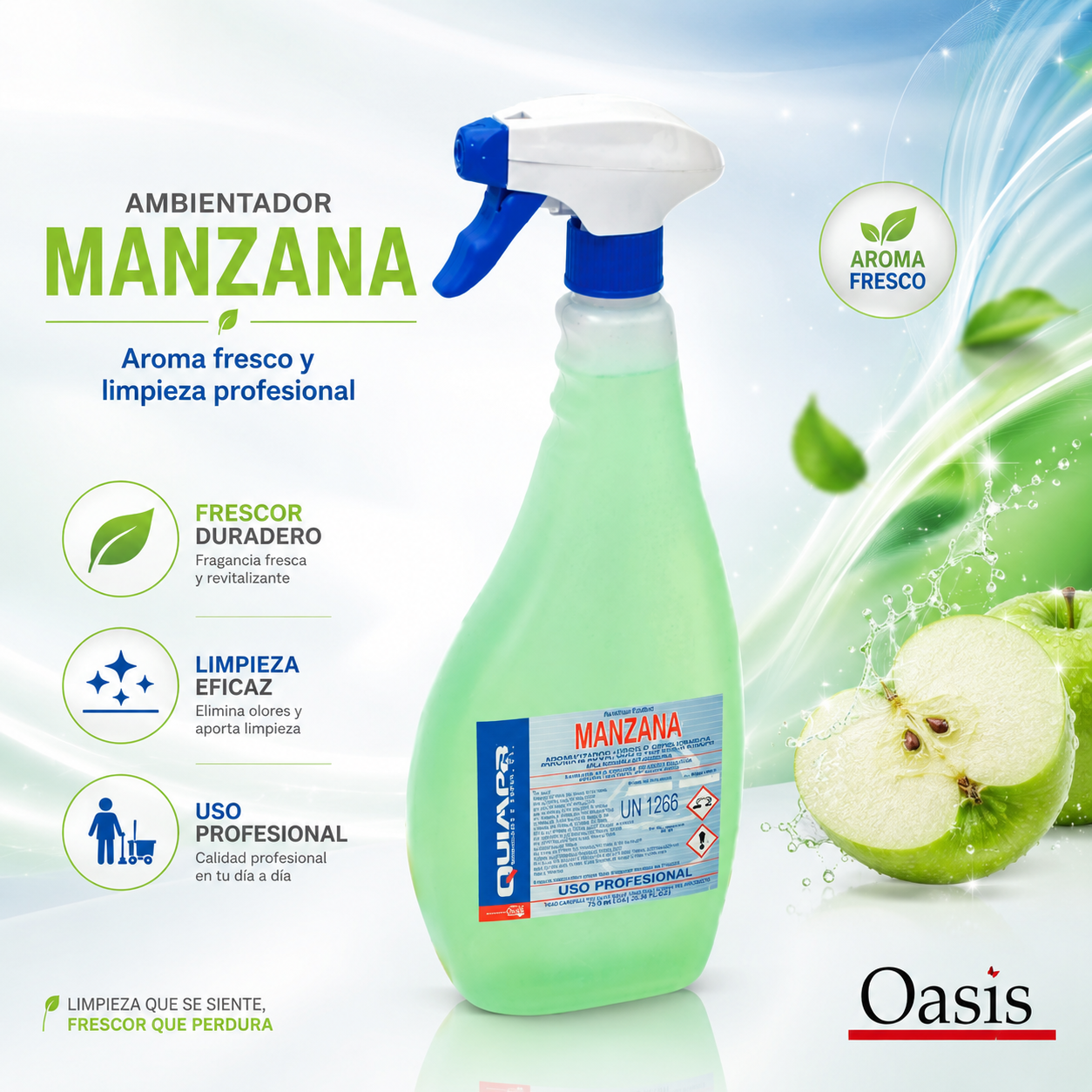 Ambientador Aroma Manzana – 750 ml