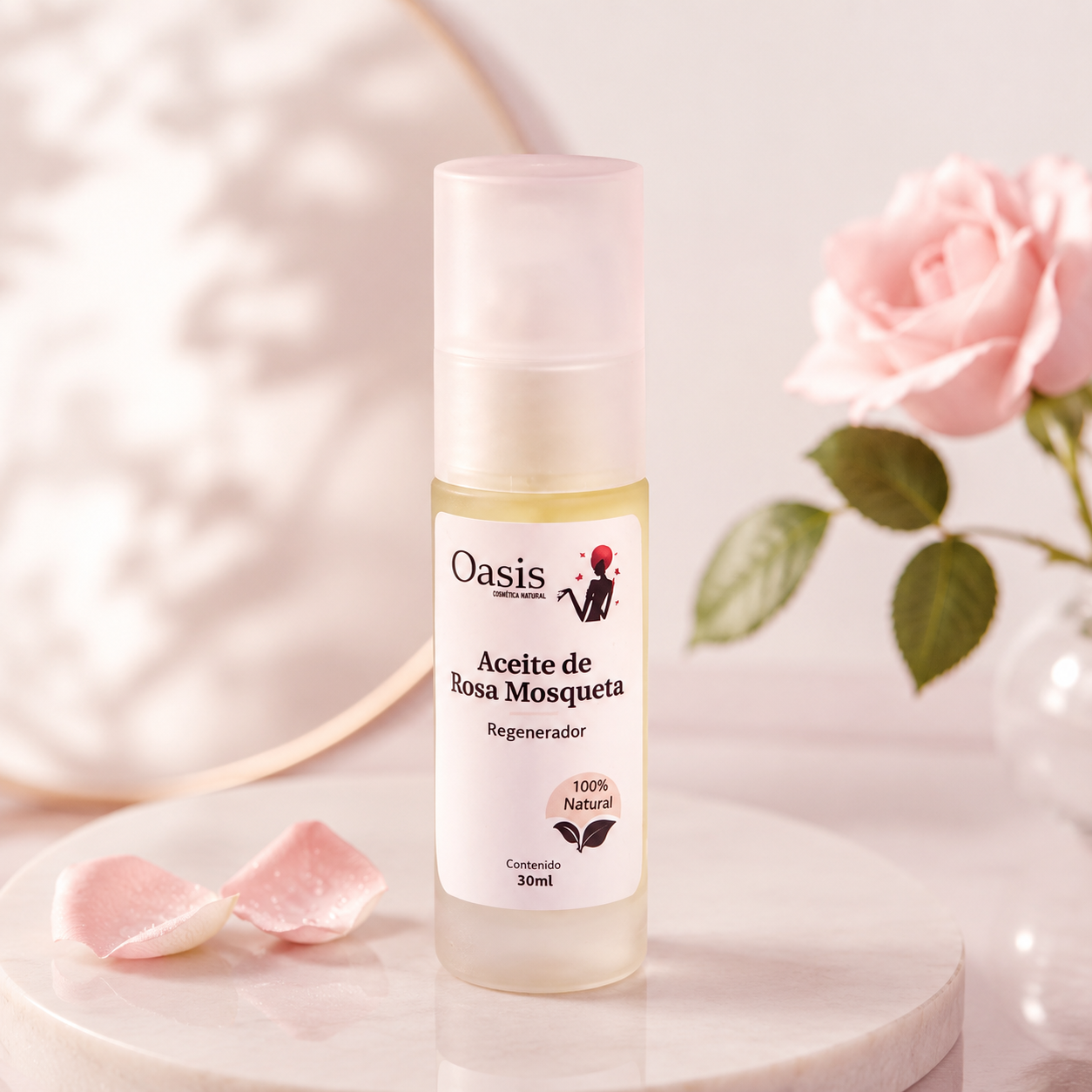 Aceite de Rosa Mosqueta Oasis 100% Natural – Regenerador de la piel (30 ml)