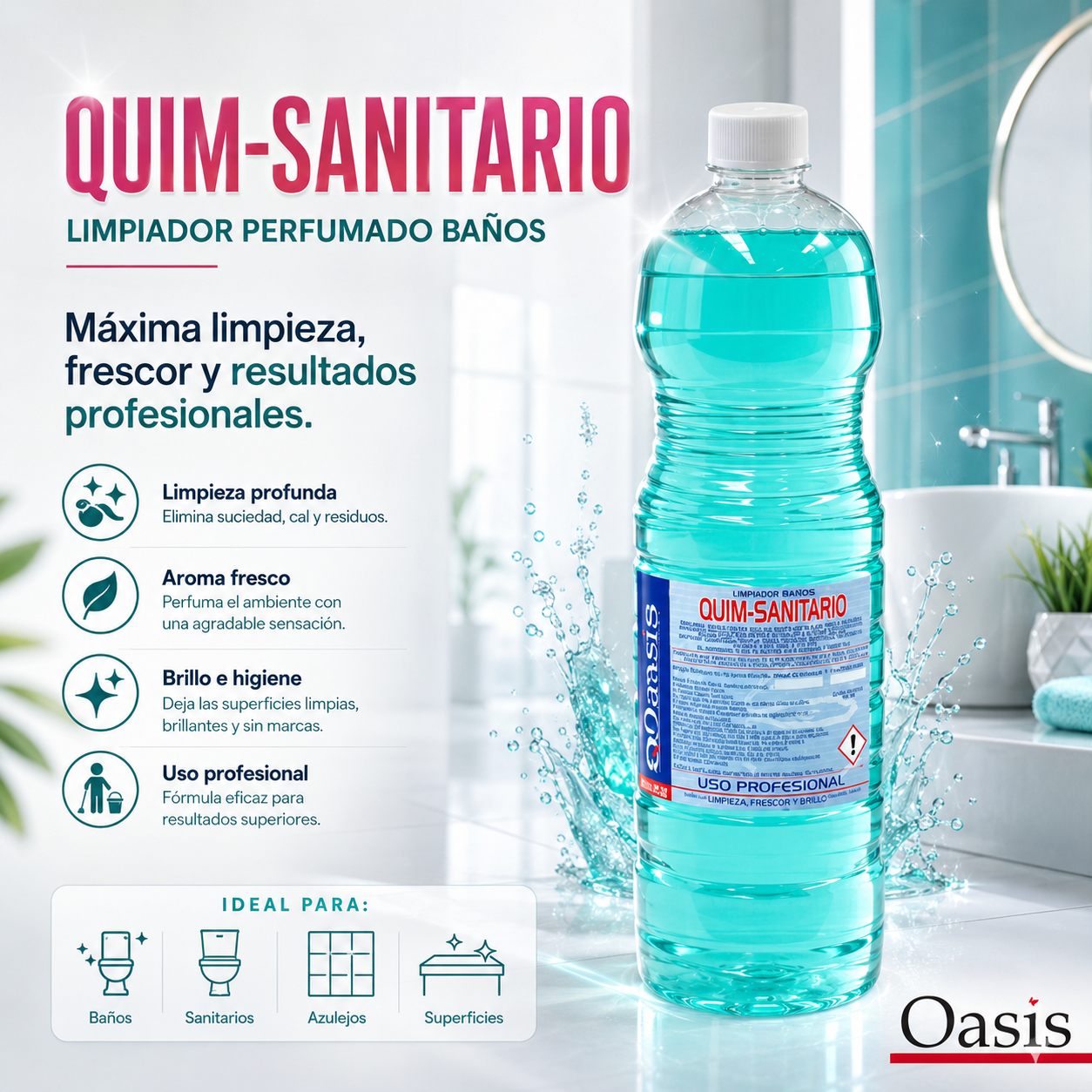 Limpiador Perfumado para Baños – 1 L