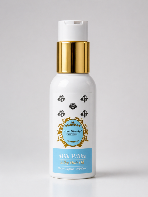 Aceite Capilar Milk White Silky Kiss Beauty