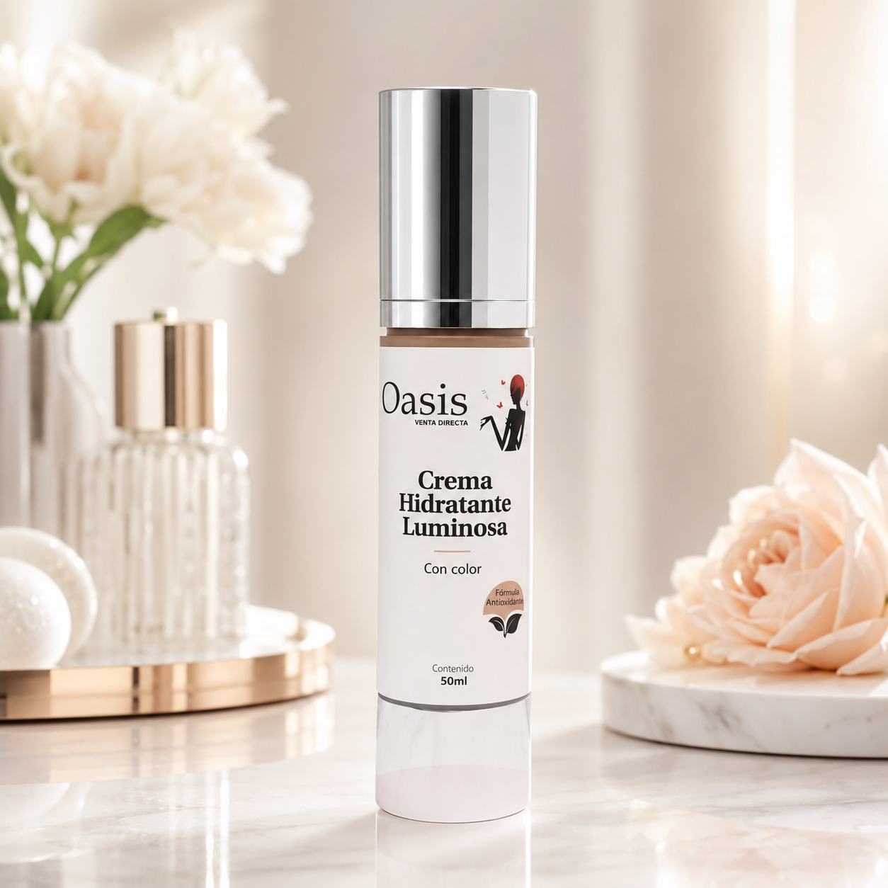 CREMA HIDRATANTE  LUMINOSA CON COLOR Nuestra BB Cream.