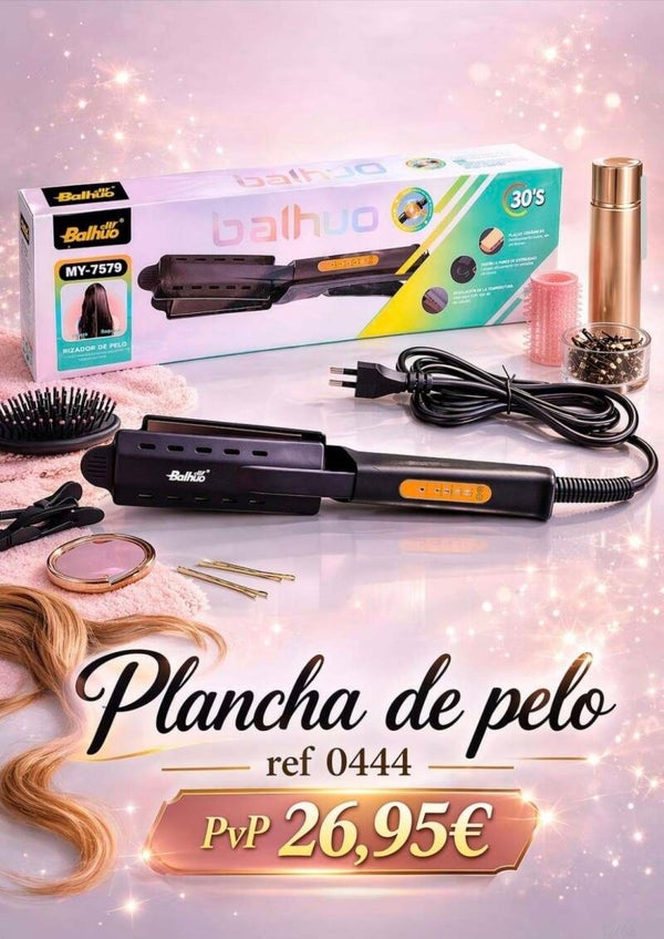 Plancha de Pelo con Placas Cerámicas