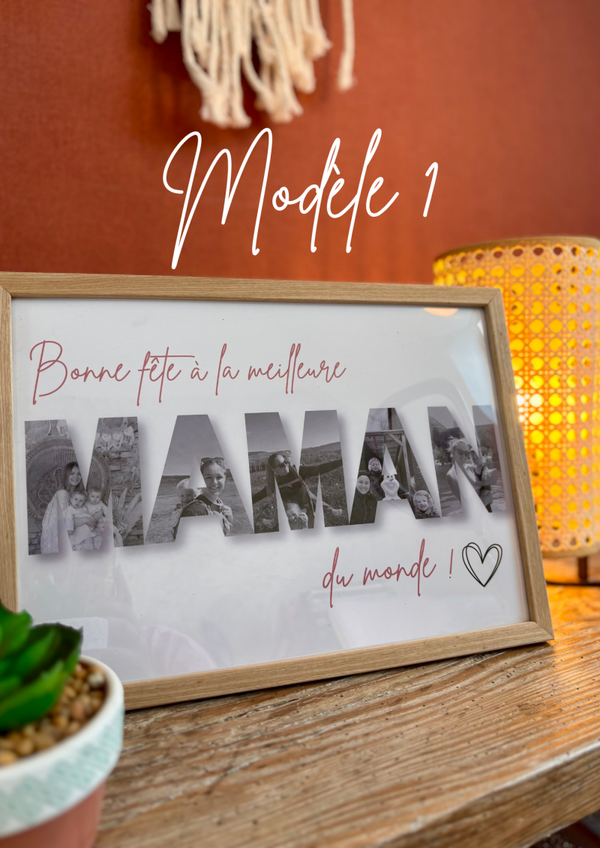 🌸Affiche personnalisée - Fête des Mères (2 modèles au choix)🌸