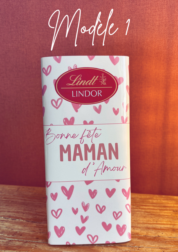 🌸Tablette de  chocolat personnalisée🍫 - Fête des Mères (3 modèles au choix)