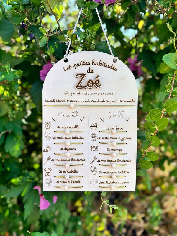 Tableau des petites habitudes ✨🤎