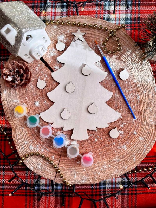 Sapin de Noël à peindre 🎨🎄