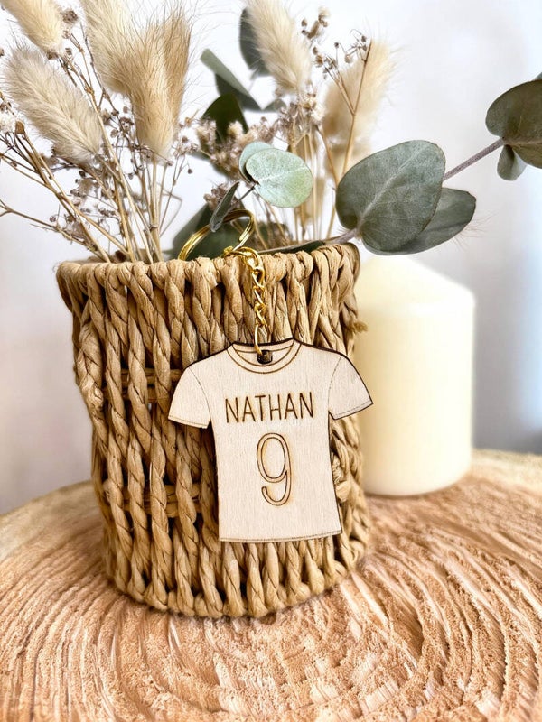Porte-clés maillot de foot personnalisé ⚽️