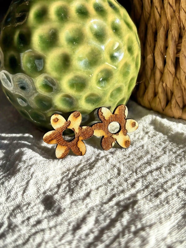 Médaillons fleur vache 🐄 (6 pétales)