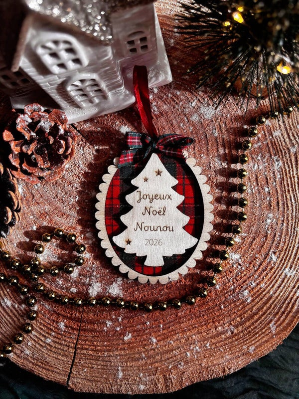 Boule de Noël nounou 💚🎄