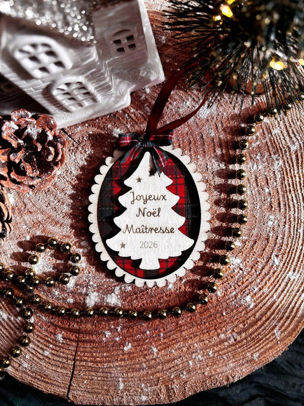 Boule de Noël maîtresse ♥️🎄
