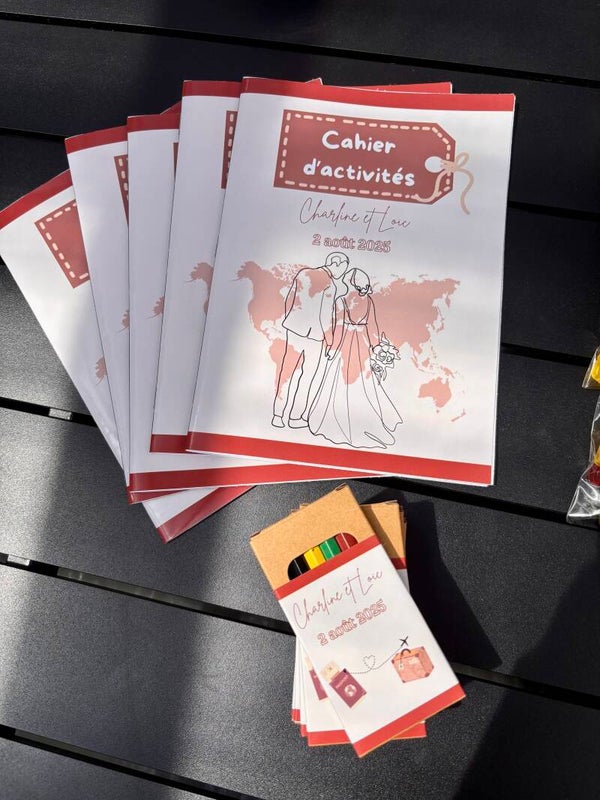 Cahier d'activités + boîte à crayons
