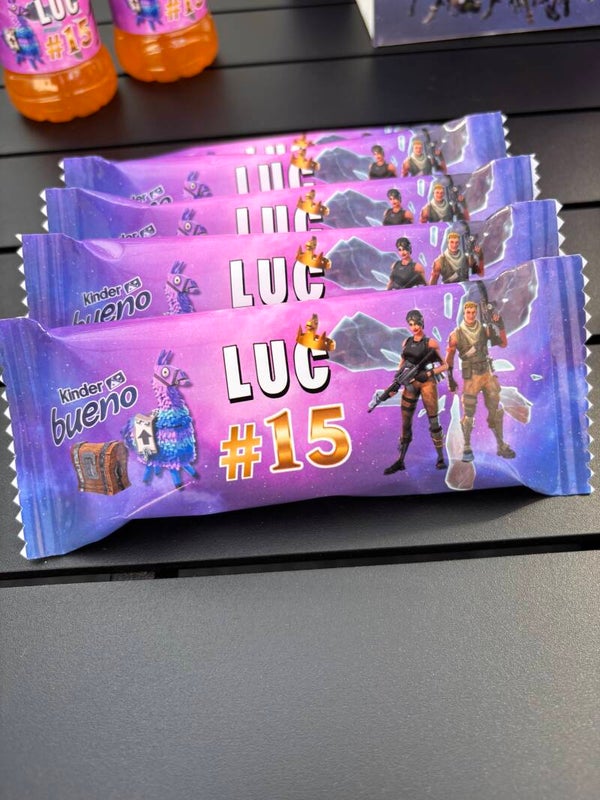 Kinder bueno - étiquette format PDF