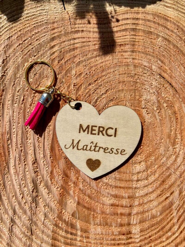 ❤️ Porte-clé cœur (personnalisation prénom enfant)