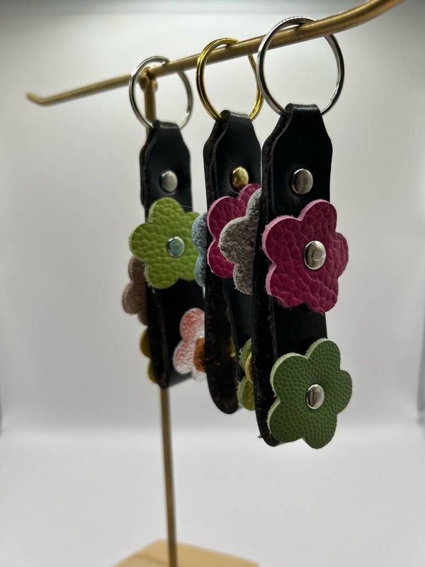 Sleutelhanger met bloemen