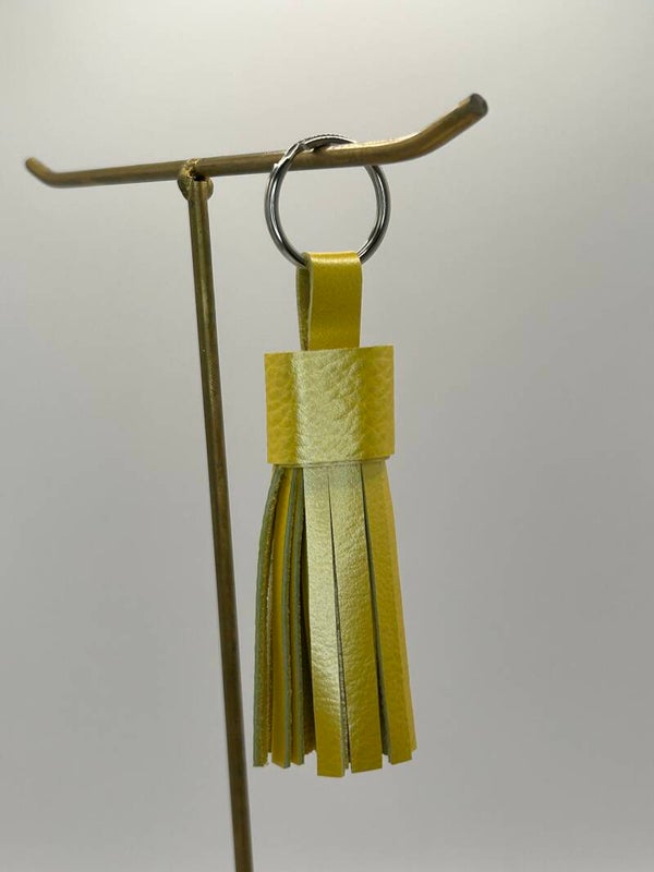 Sleutelhanger mini fel geel