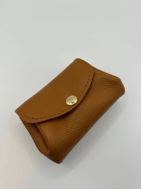 Vouwportemonnee cognac