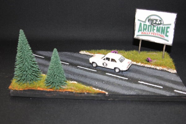 Diorama Ardenne Rally Festival 1:43