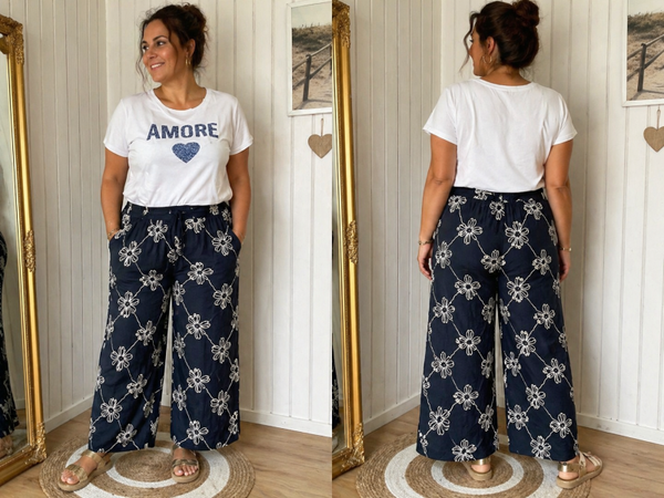 Pantalon fluide Marine GT