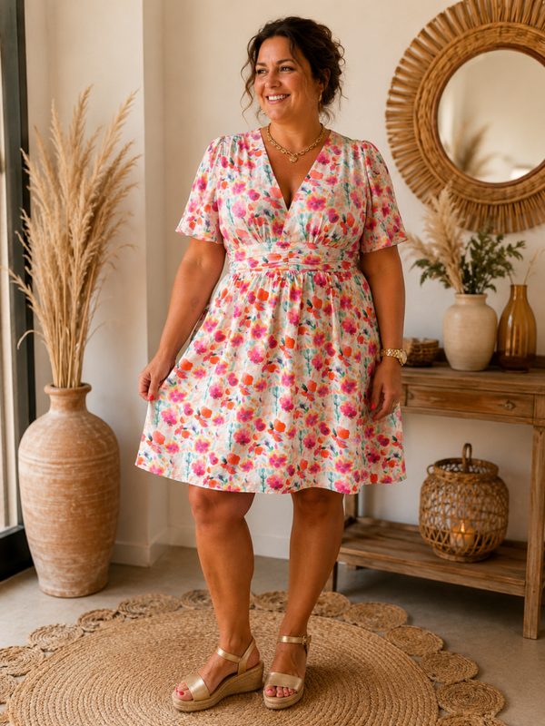 Robe colorée