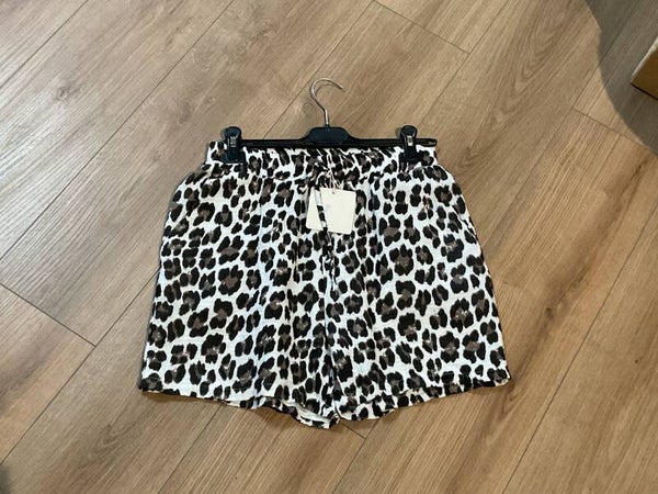 Short gaz de coton motif