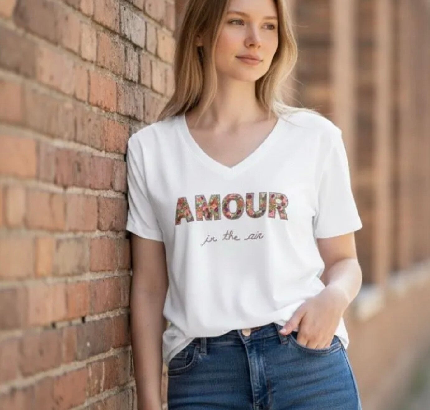 Tee-Shirt AMOUR FLEURIE