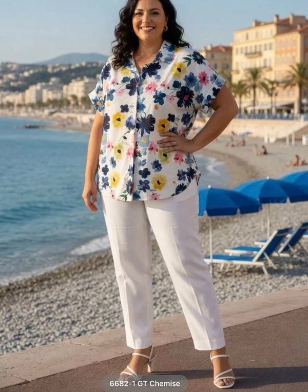 Chemise fleur