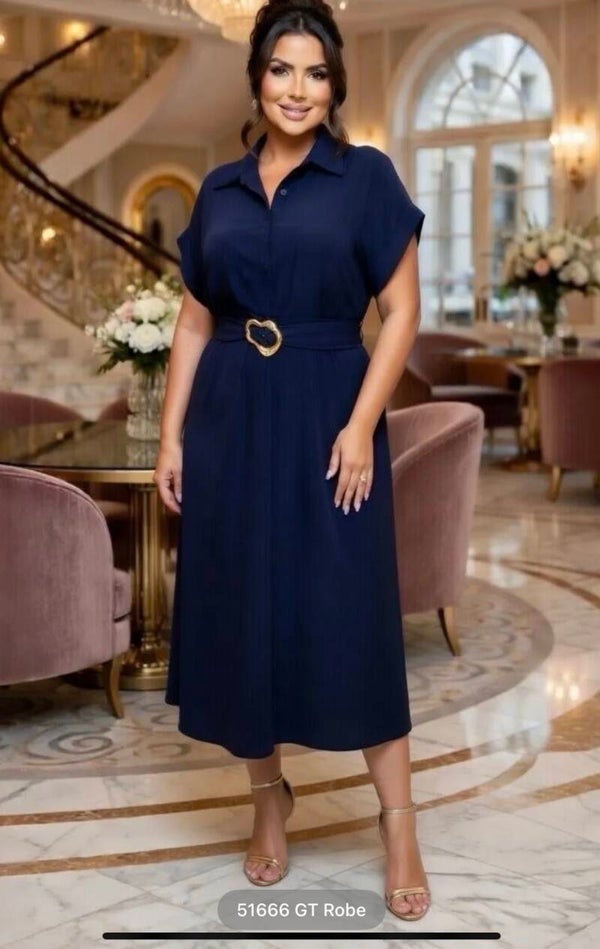 Robe col chemise