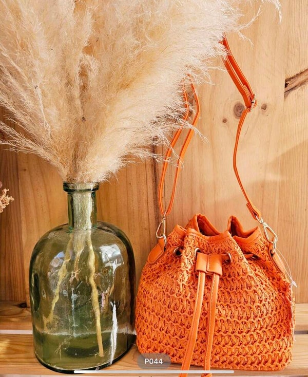 Sac bourse paille