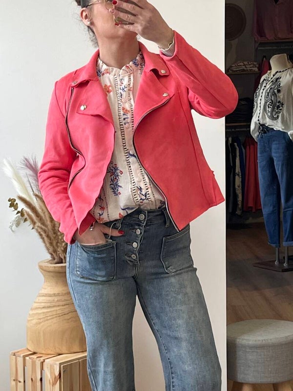 Veste suédine CORAIL