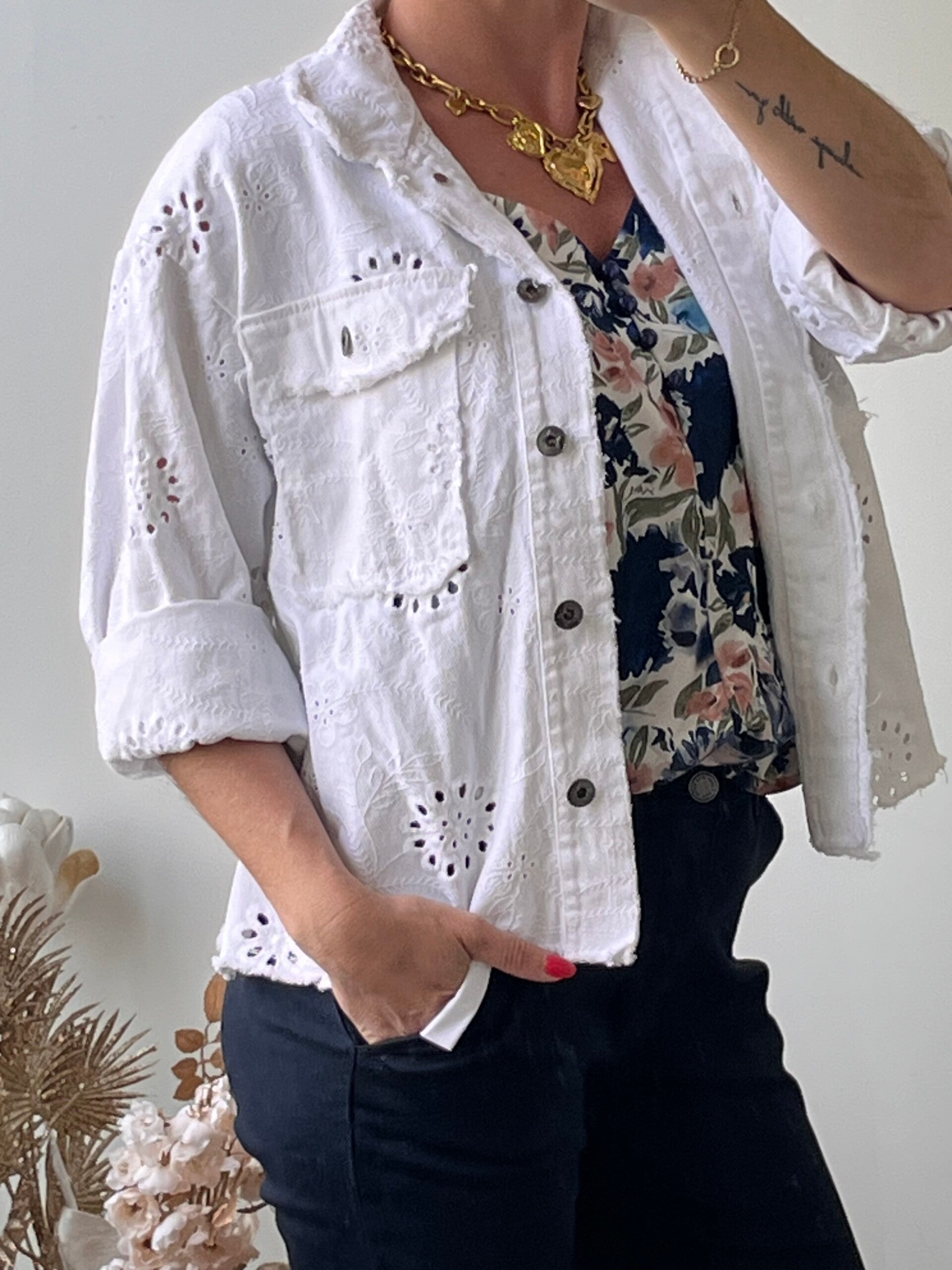 Veste broderie
