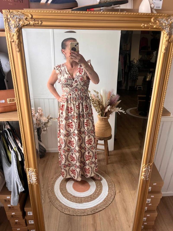 Robe longue TERRACOTTA