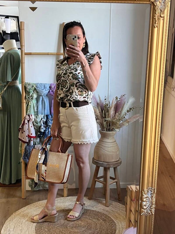 Blouse kaki