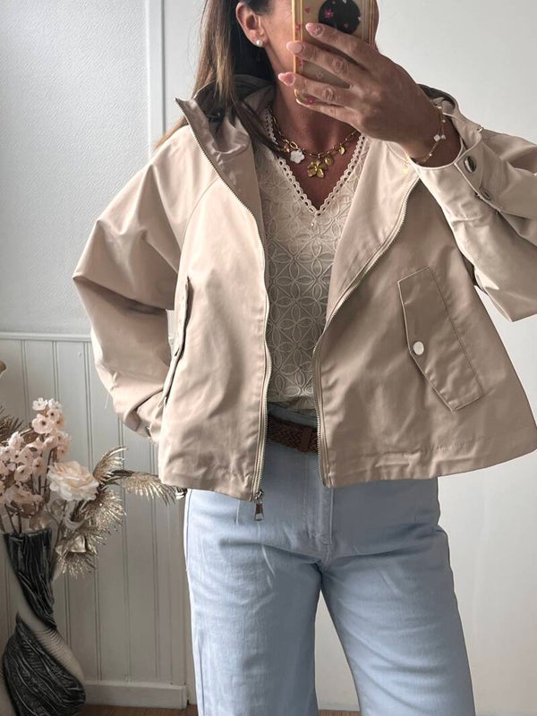 Blouson capuche
