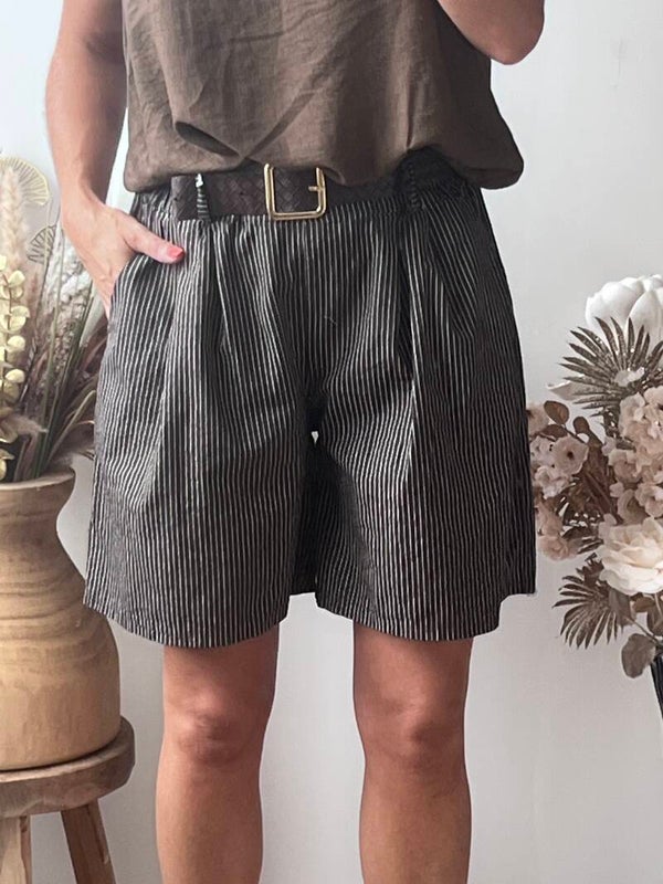 Short rayé