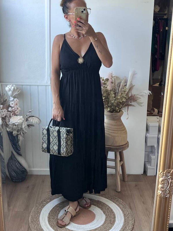 Robe broché soleil