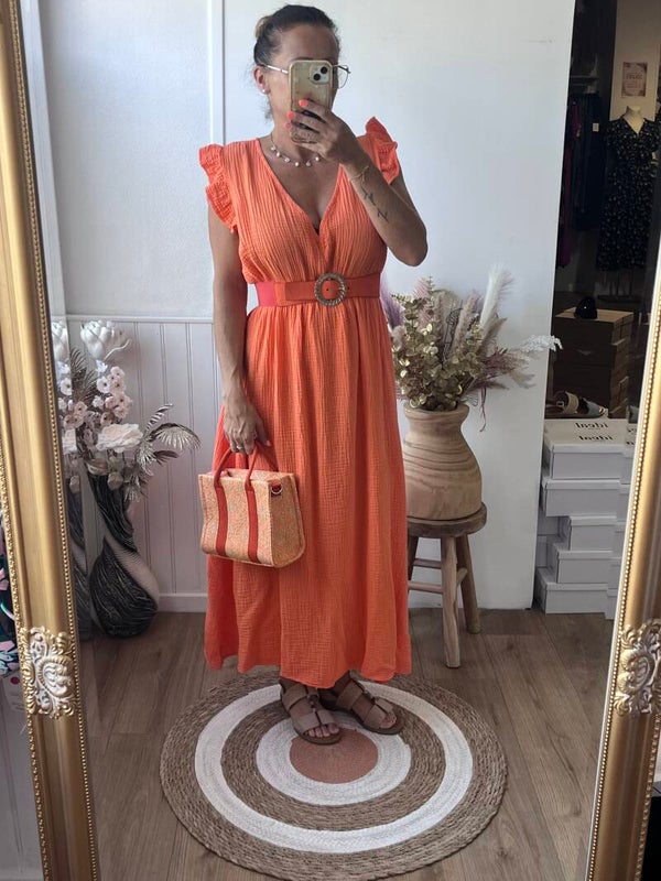 Robe gaz de coton