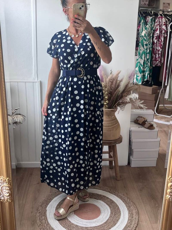 Robe longue POIS