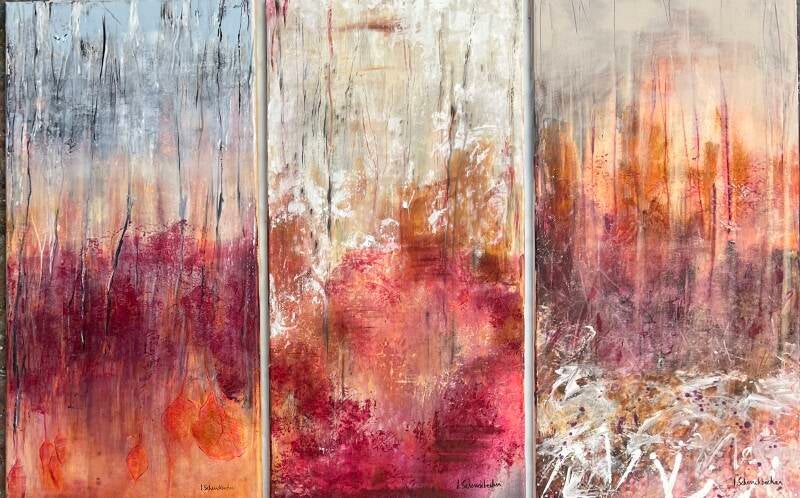 Triptyque - Forestation 120x80 cm