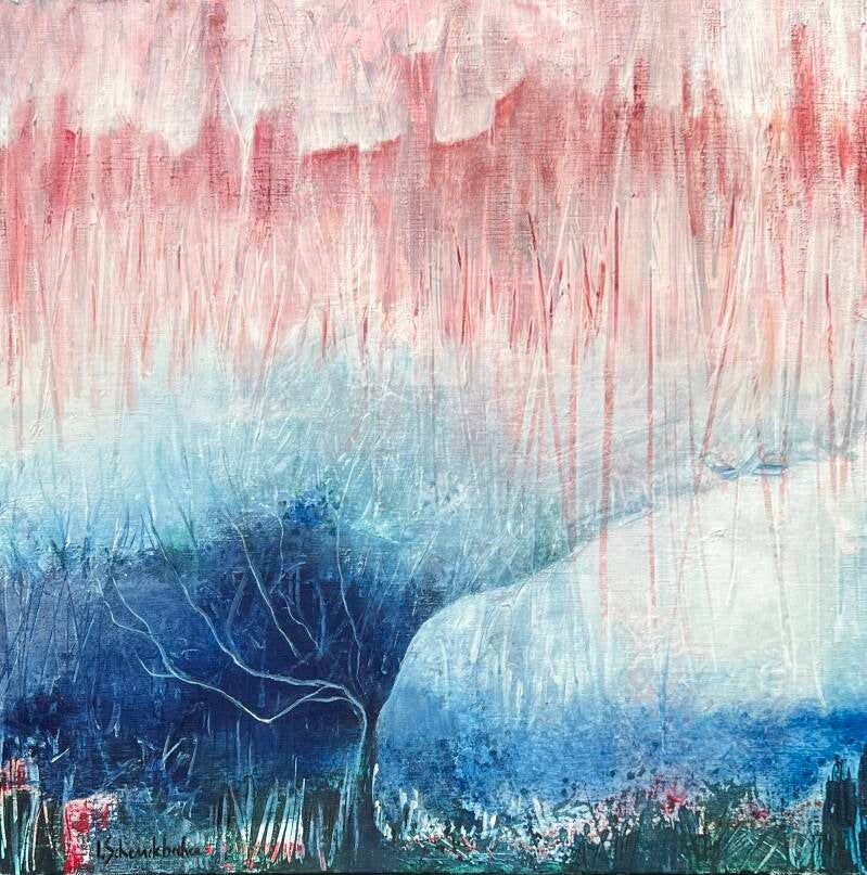 L'arbre qui s'envole 50x50 cm
