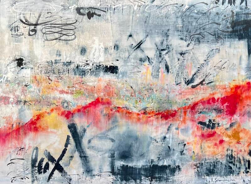 Route de la soie 130x100 cm