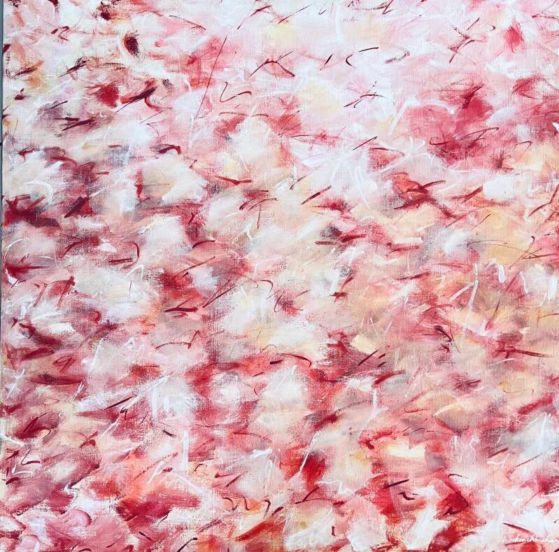 Poème 100x100 cm