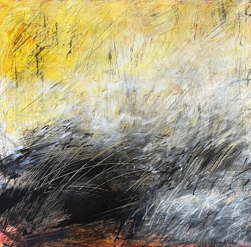 Les blés 80x80 cm