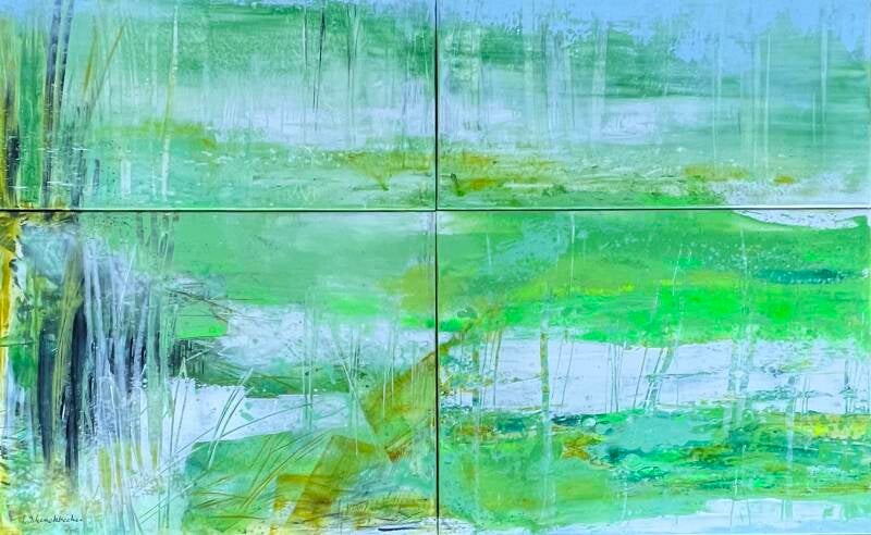 Quadriptyque - Mirage 160x100 cm
