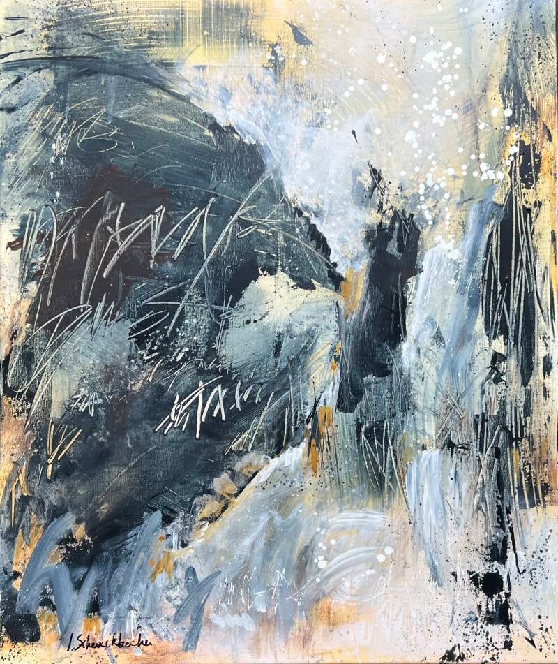 Papillon noir 130x100 cm