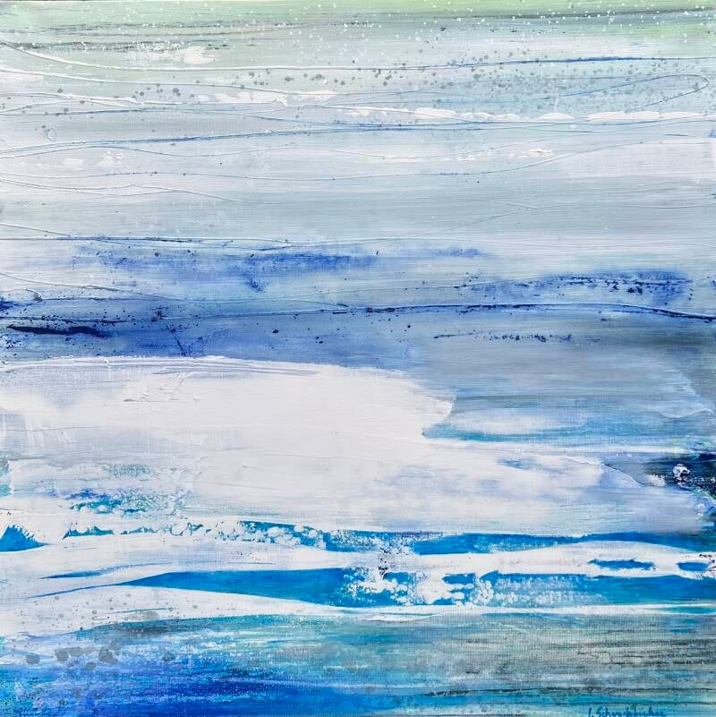 Le ciel dans la mer 80x80 cm