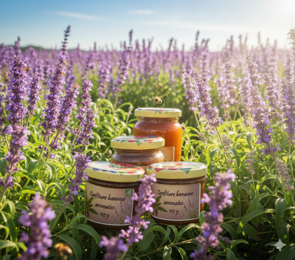 Confitures Bio bananes aromates